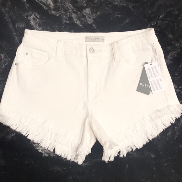GUESS Short Denim Riley Optic White. 29 - Picture 3 of 8